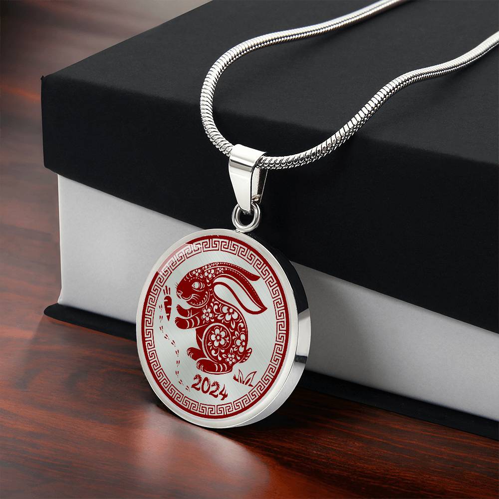 Rabbit Necklace with box