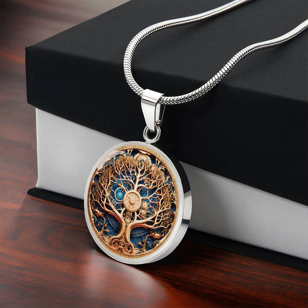 Steampunk Tree of Life Necklace