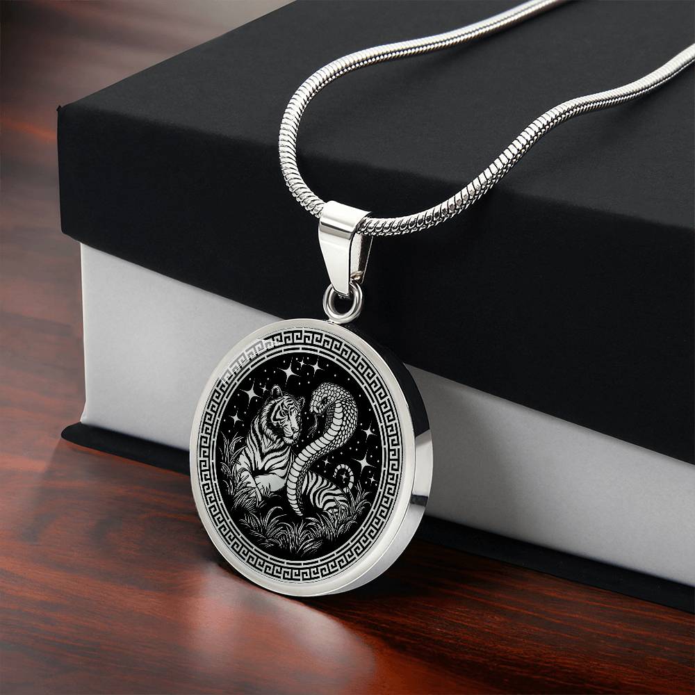 Year of The Snake & Tiger Necklace