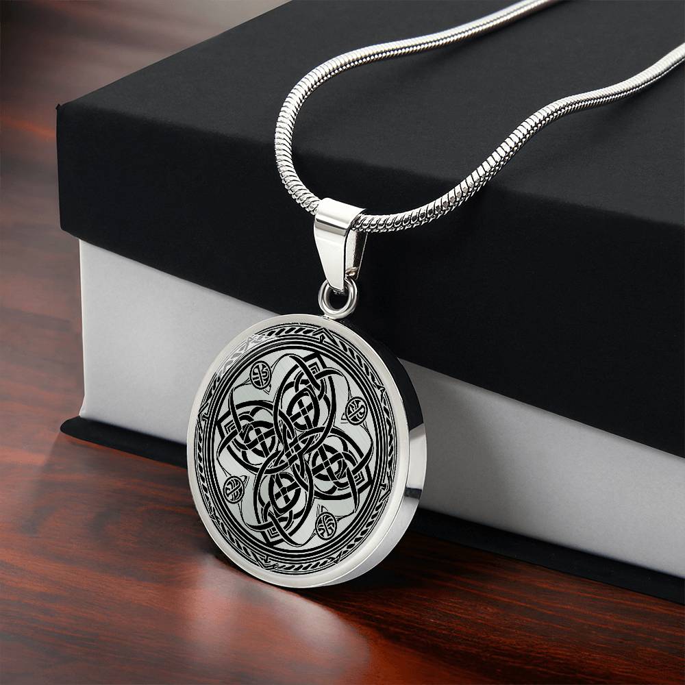 Witches Knot Necklace with soft box