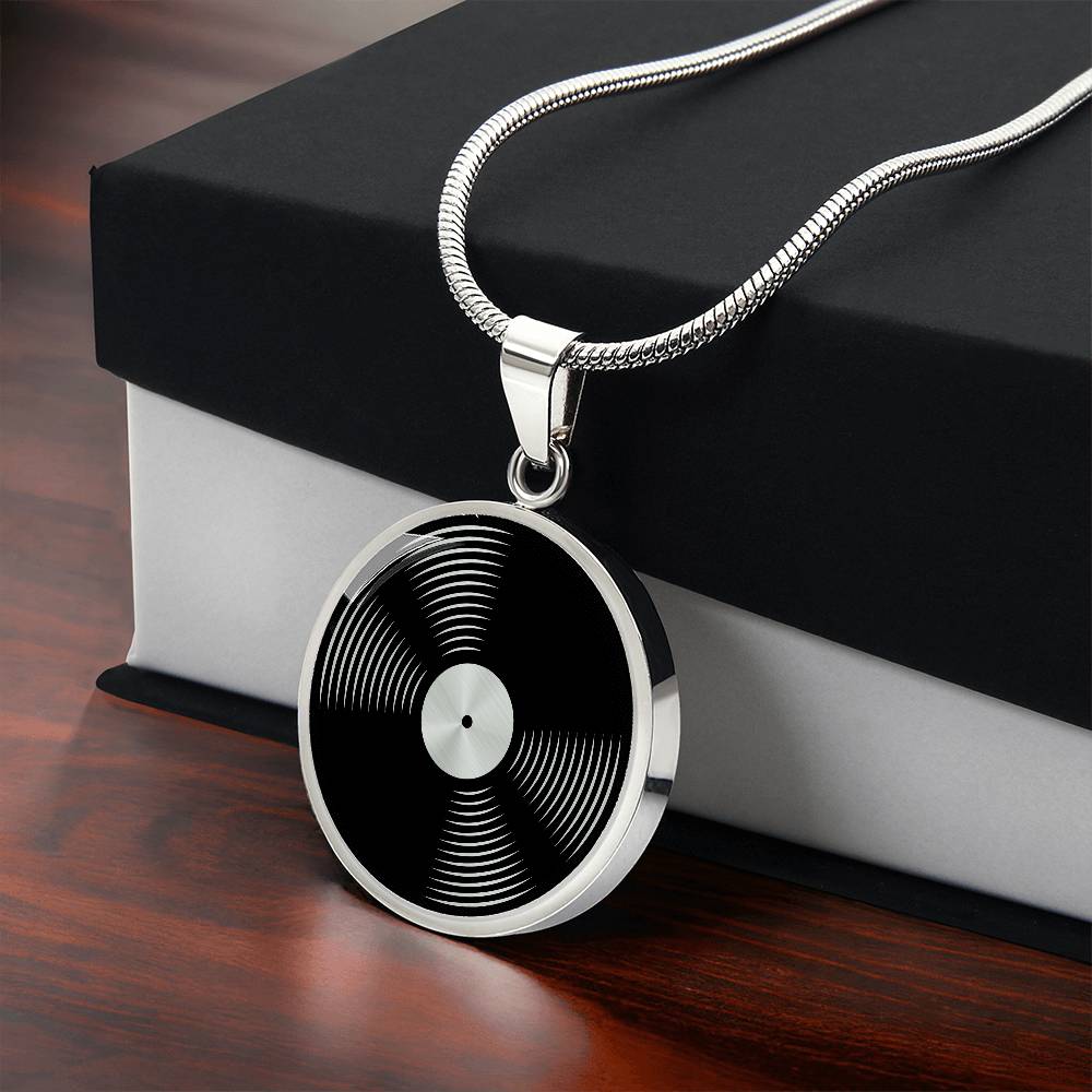 Custom Vinyl Record Necklace