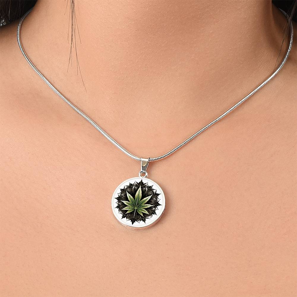 Marijuana Leaf Necklace
