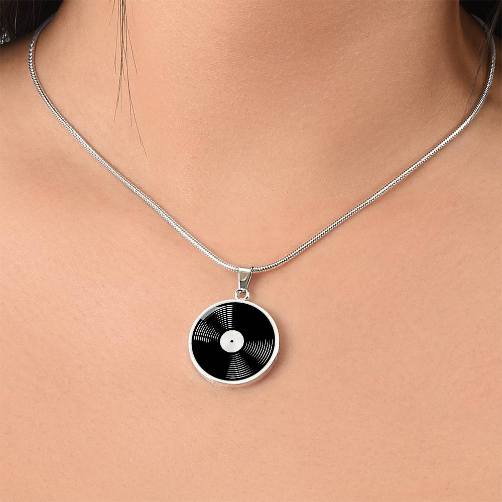 Custom Vinyl Record Necklace