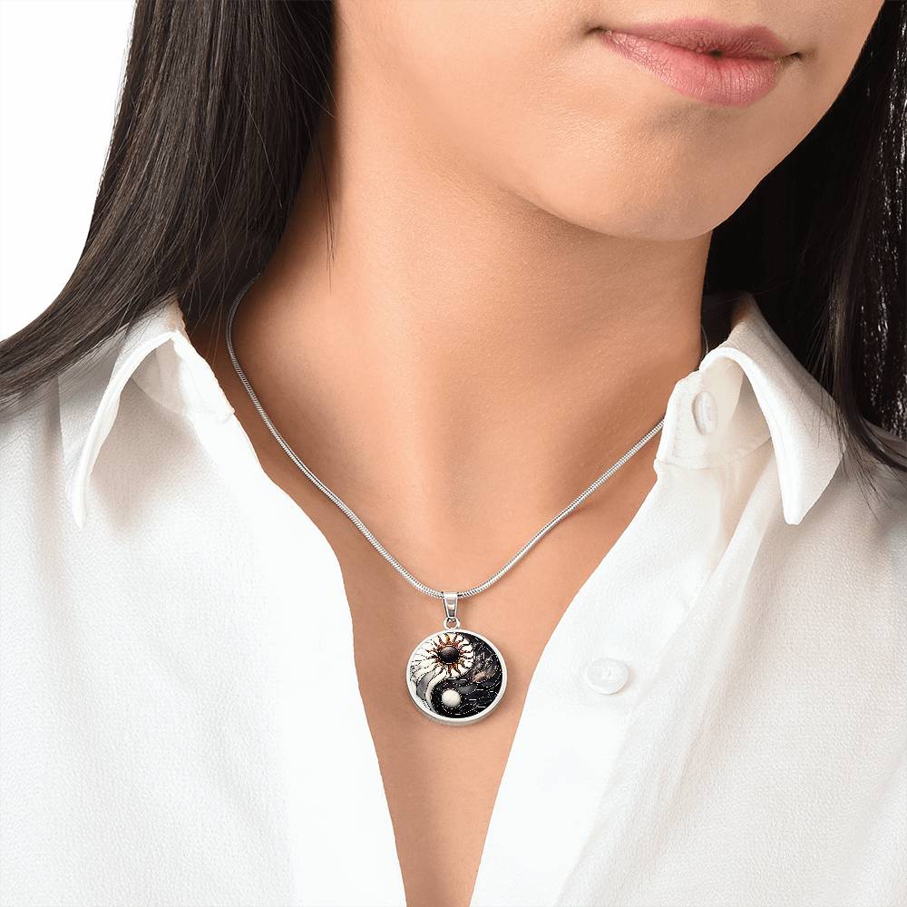 Sun and Moon Necklace