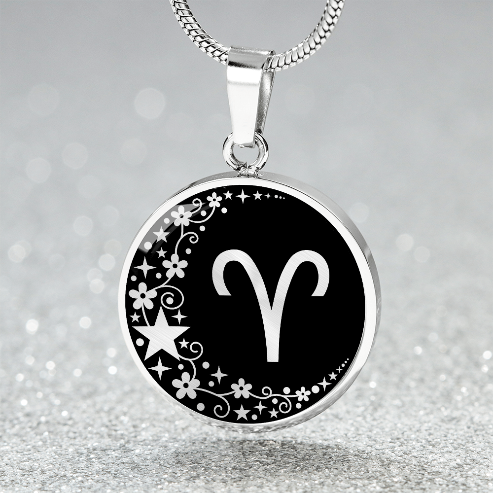 Aries Zodiac Pendant Necklace