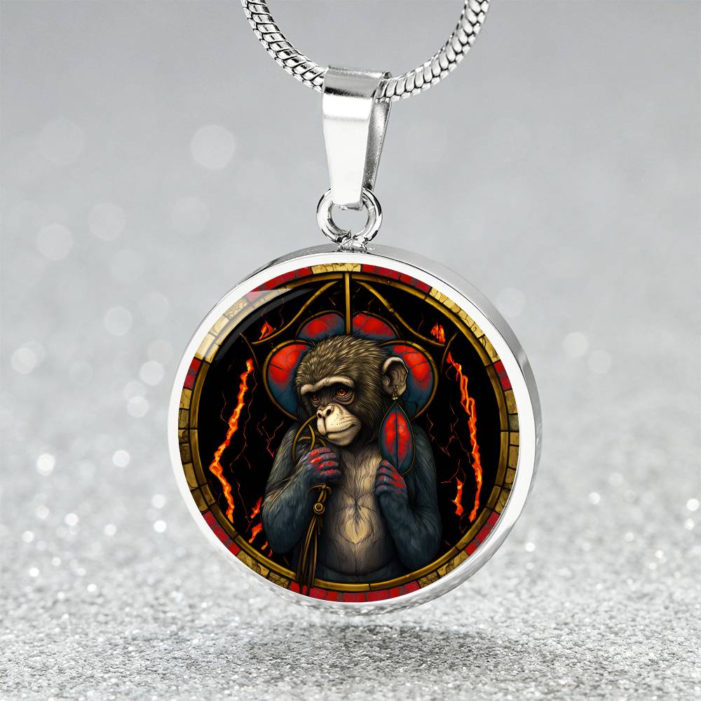 Monkey Necklace Pendant