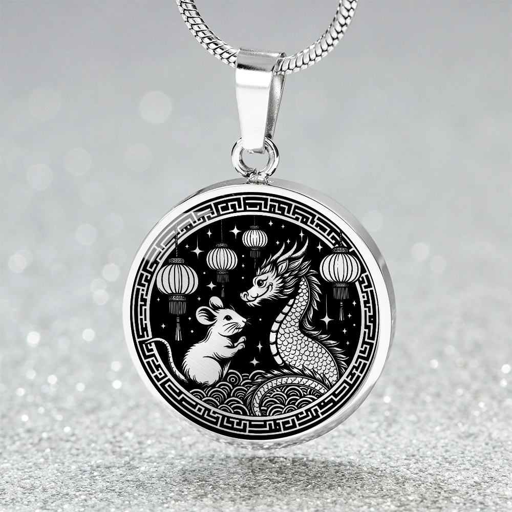 Year of The Rat and Dragon Necklace 2