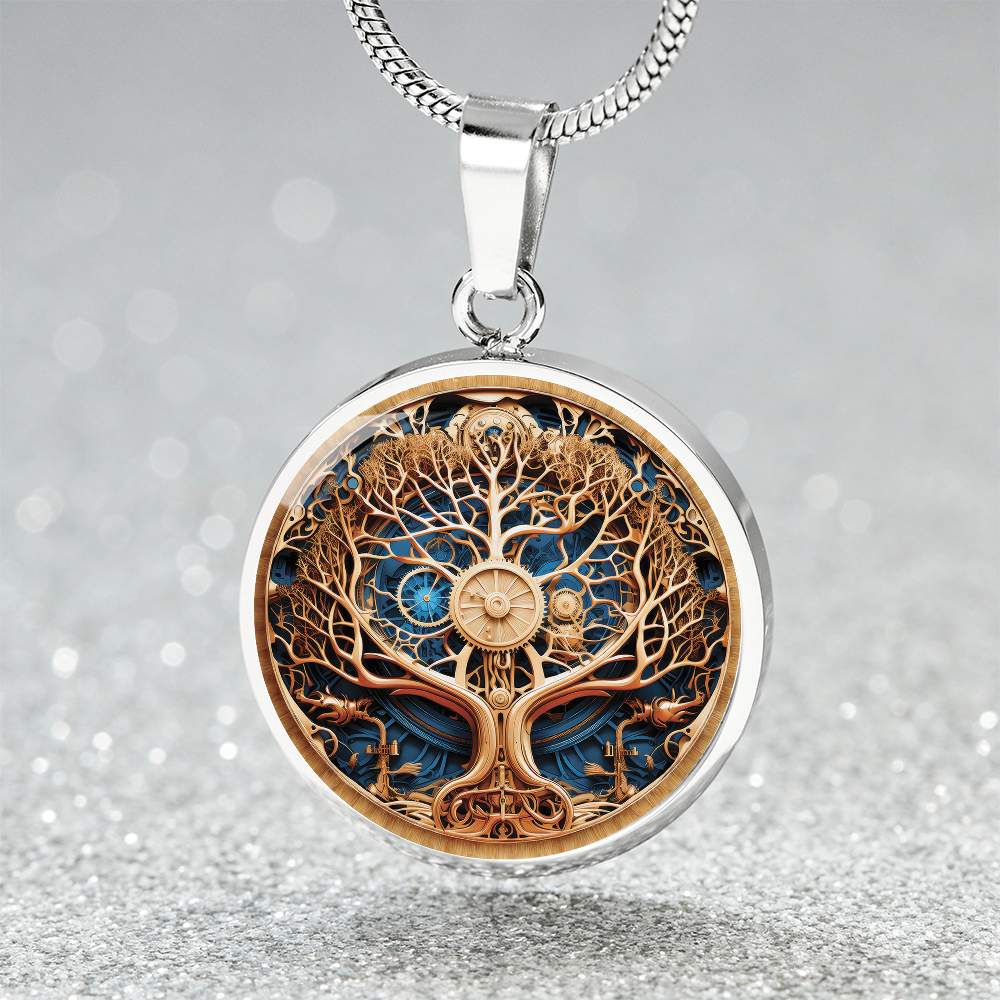 Steampunk Tree of Life Necklace