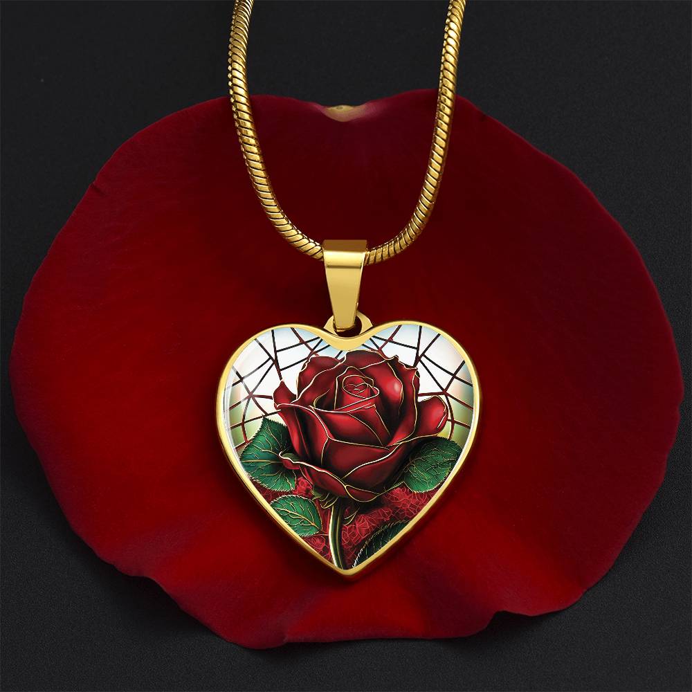 Rose Birth Flower Necklace