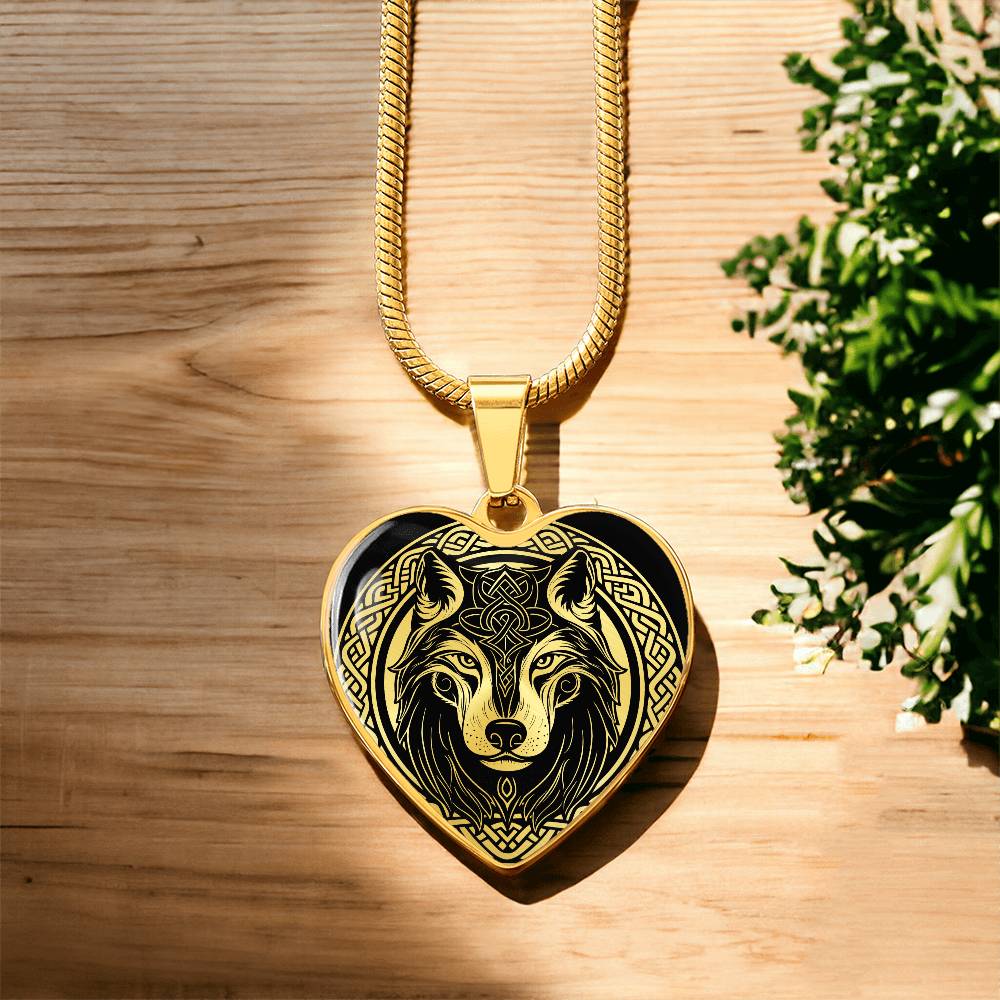Celtic Wolf Necklace