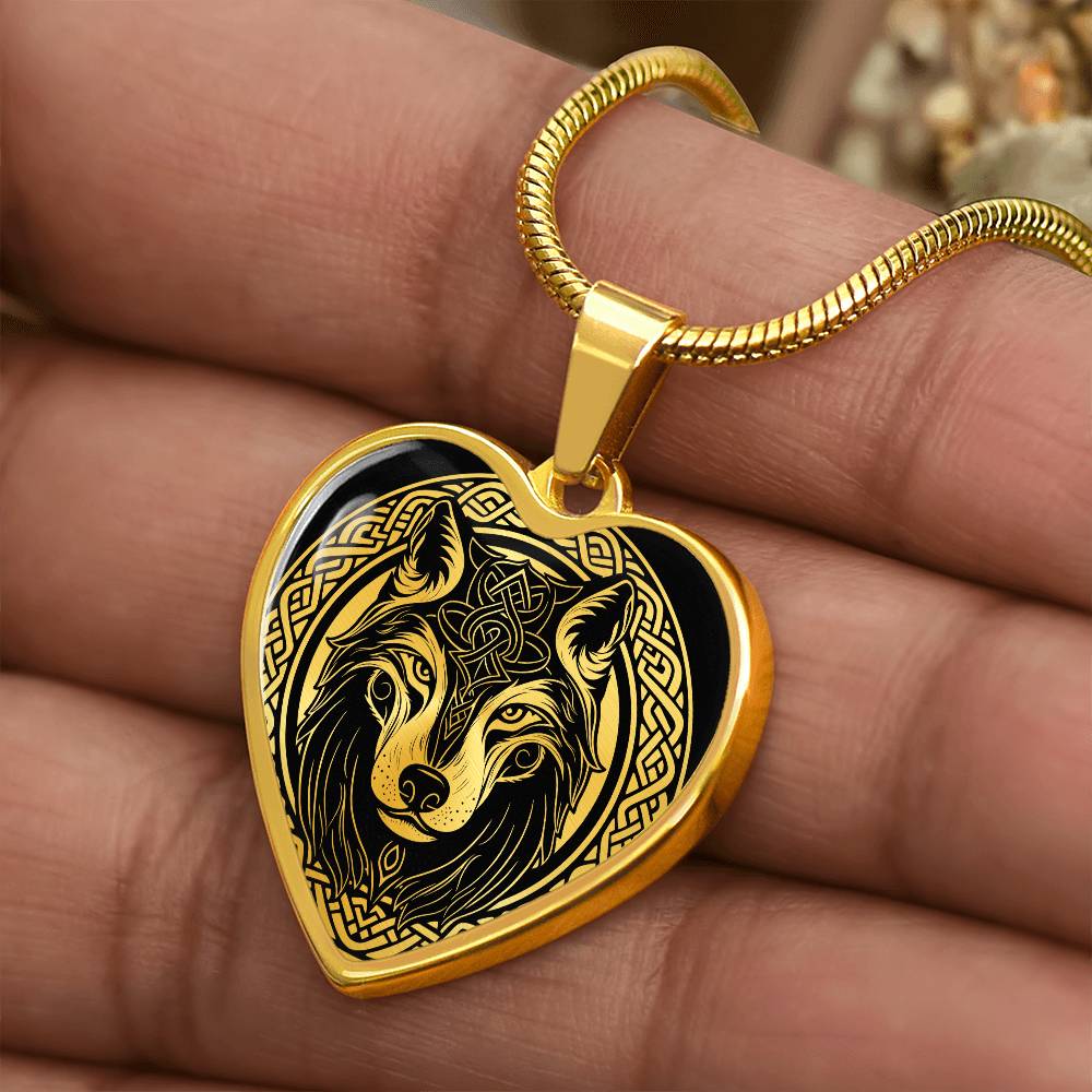 Celtic Wolf Necklace