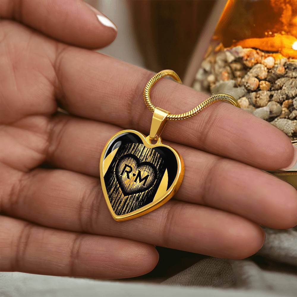 Heart Initial Necklace