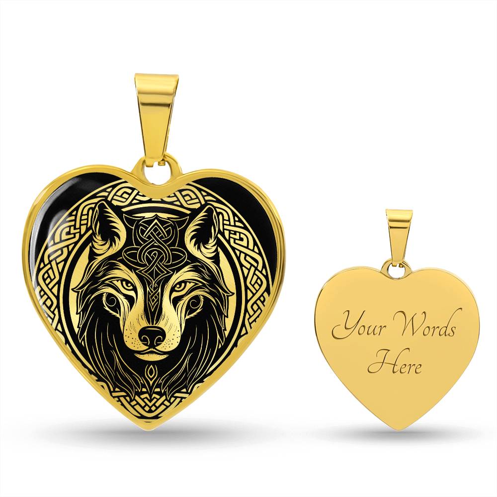 Celtic Wolf Necklace