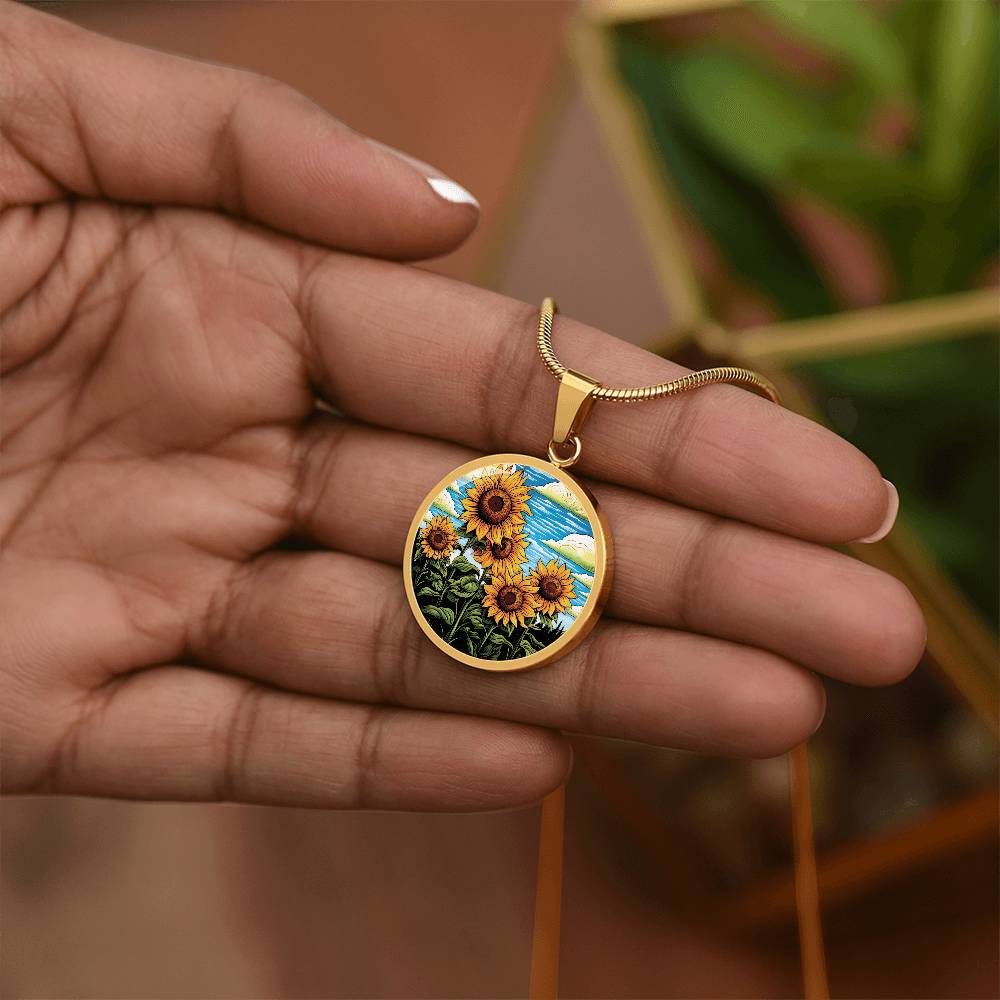Sunflower Necklace