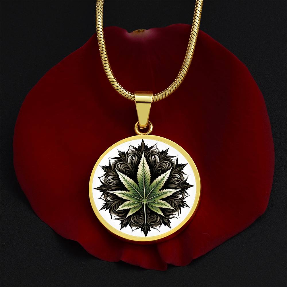 Marijuana Leaf Necklace