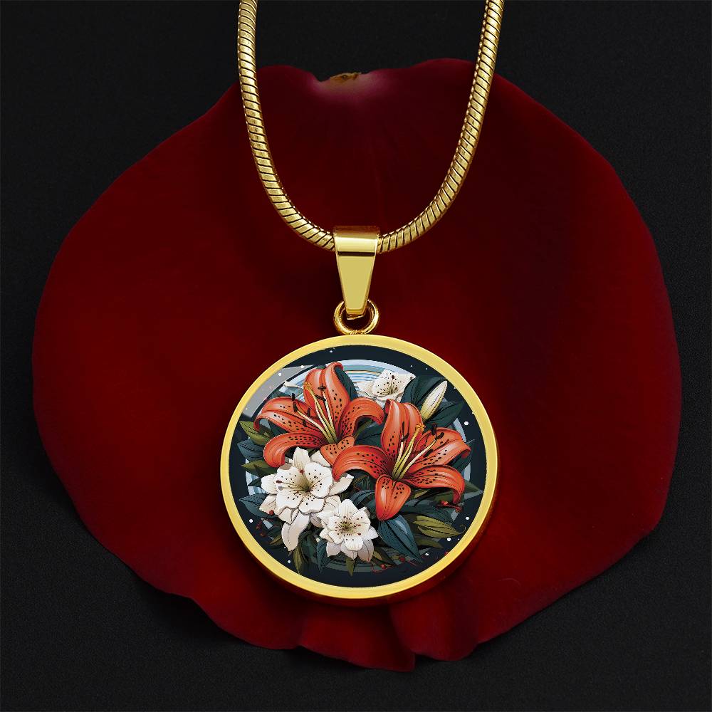 Tiger Lily Necklace