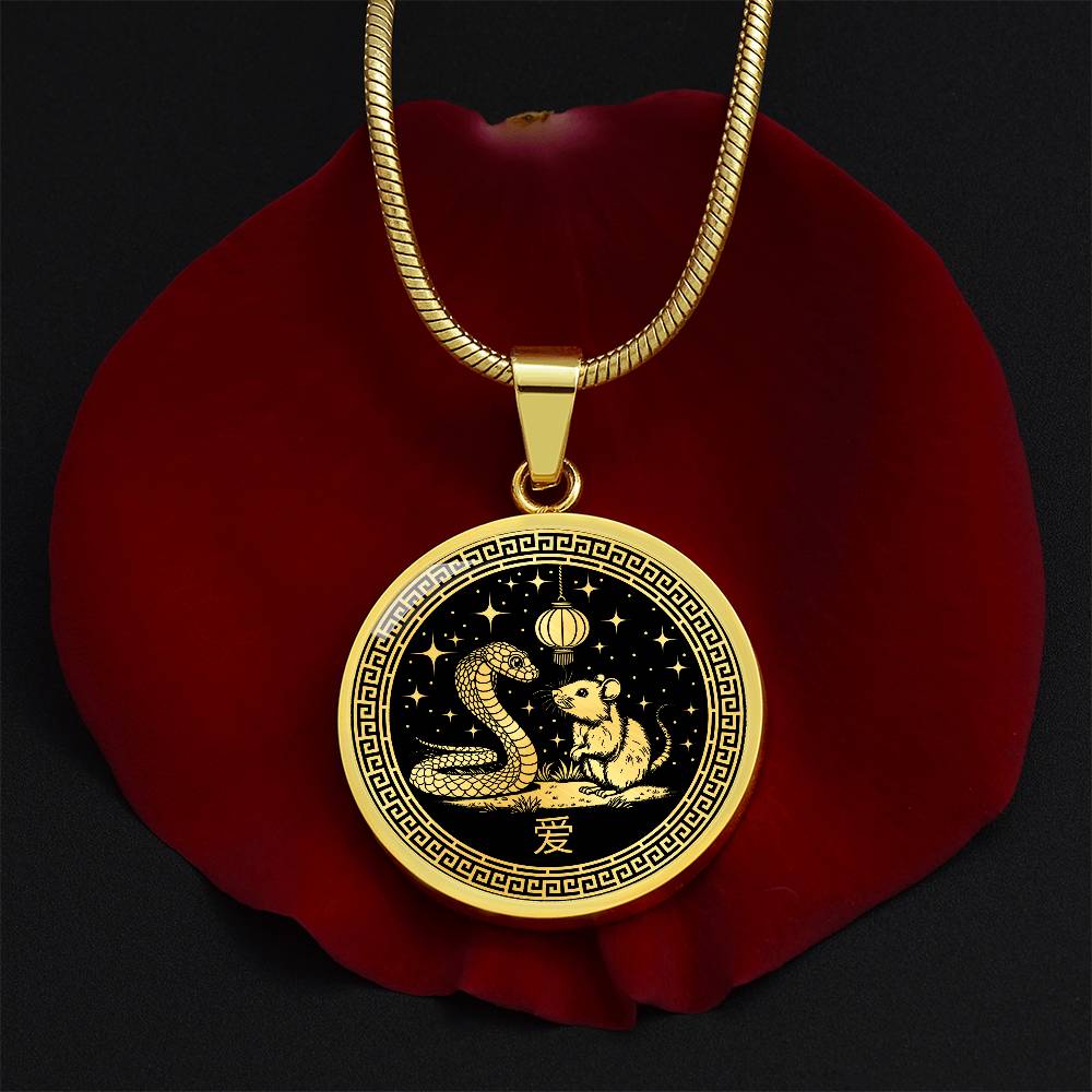 Rat and Snake Necklace