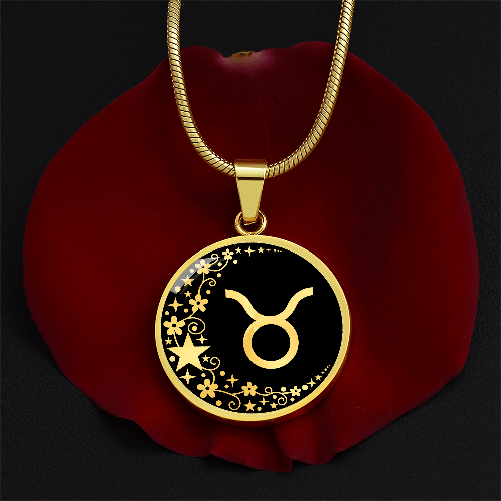 Taurus Zodiac Pendant Necklace