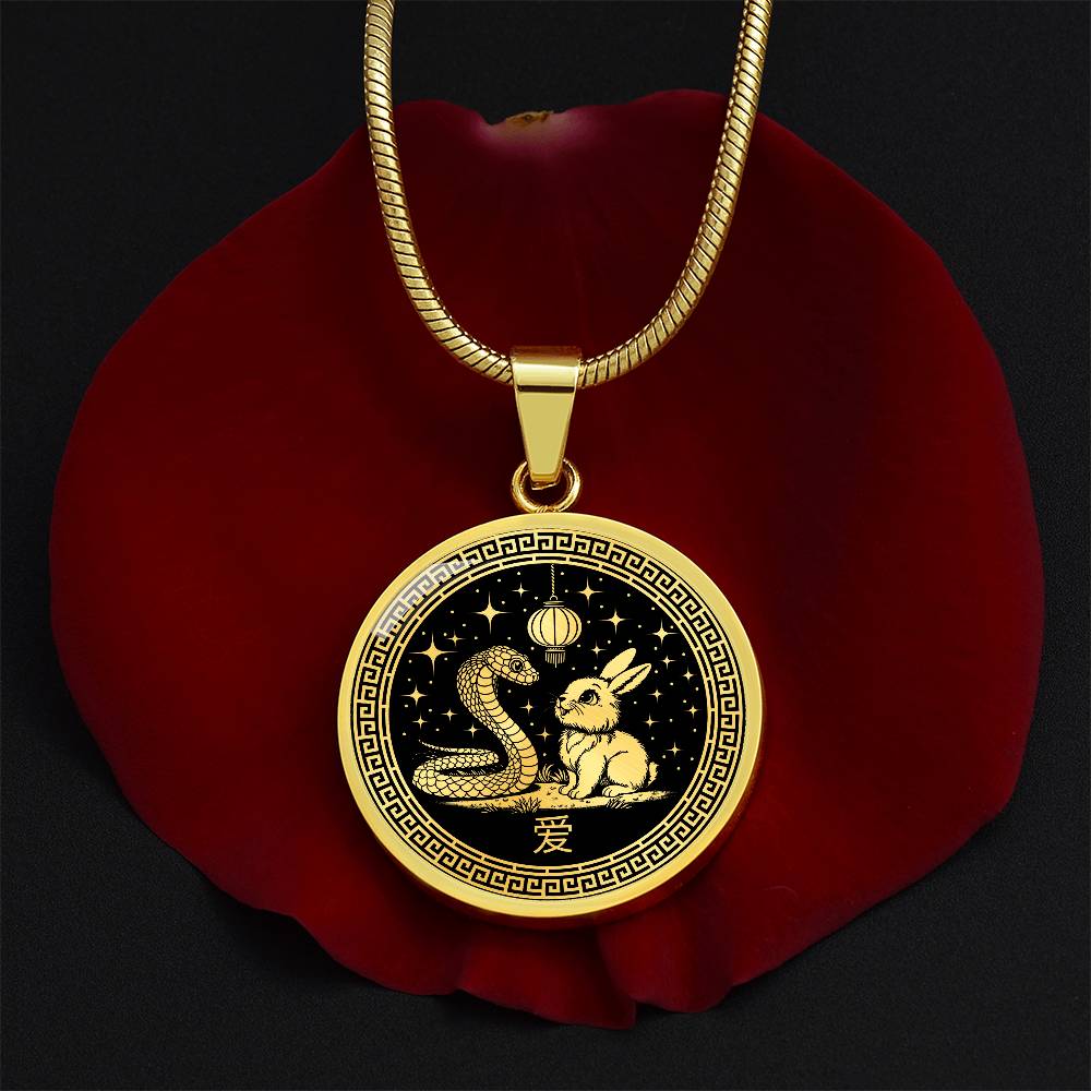 Rabbit and Snake Necklace