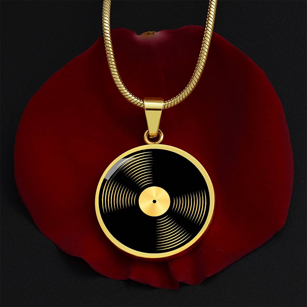 Custom Vinyl Record Necklace
