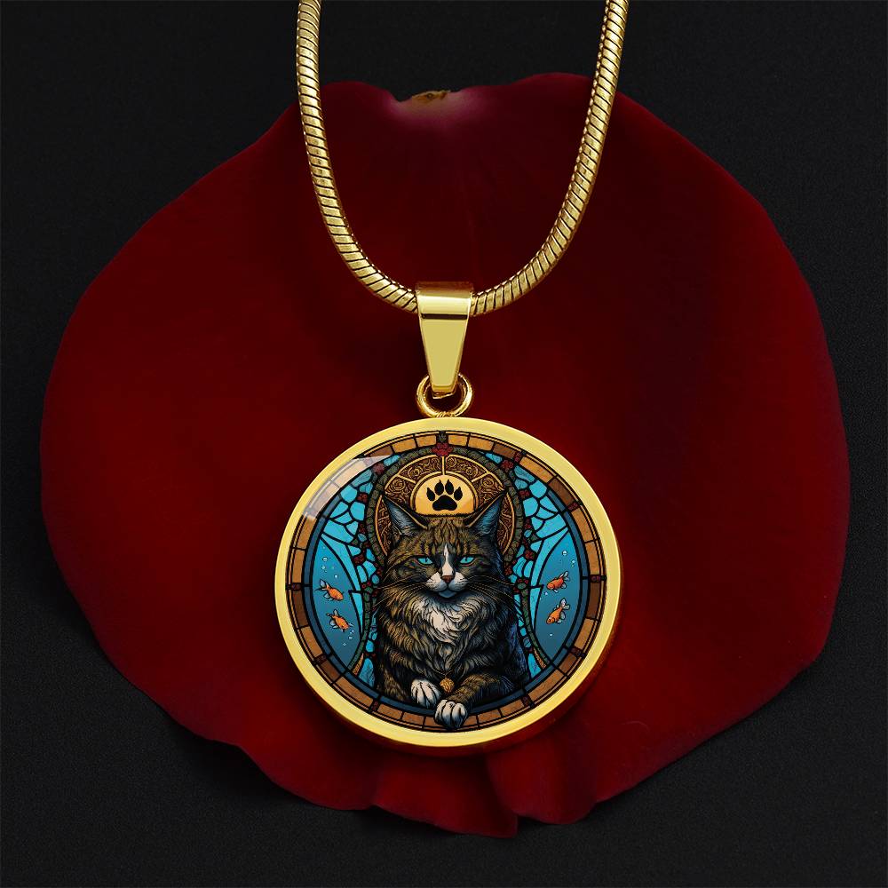 Cat Pendant Necklace - Vietnamese Zodiac Jewelry
