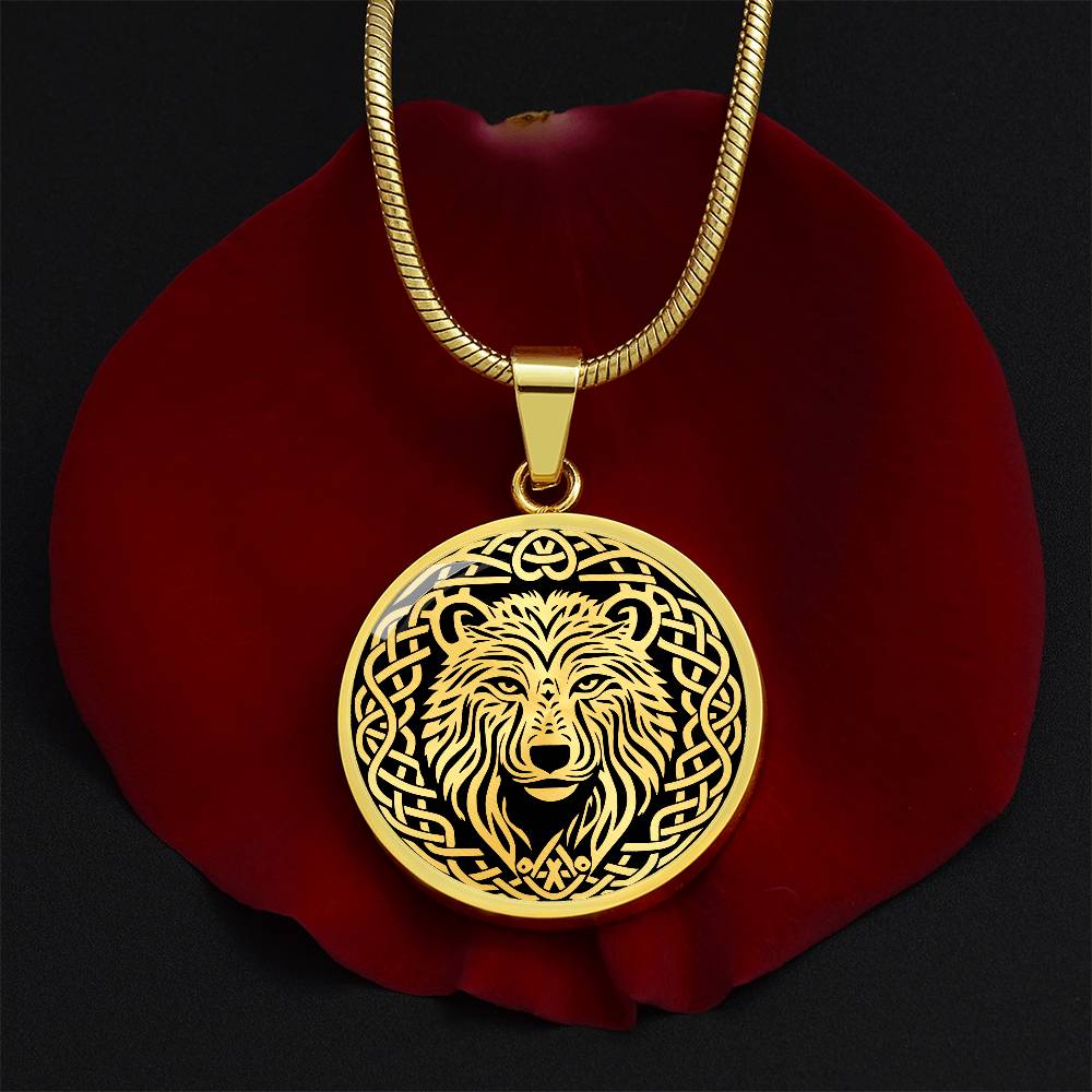 Celtic Bear Necklace