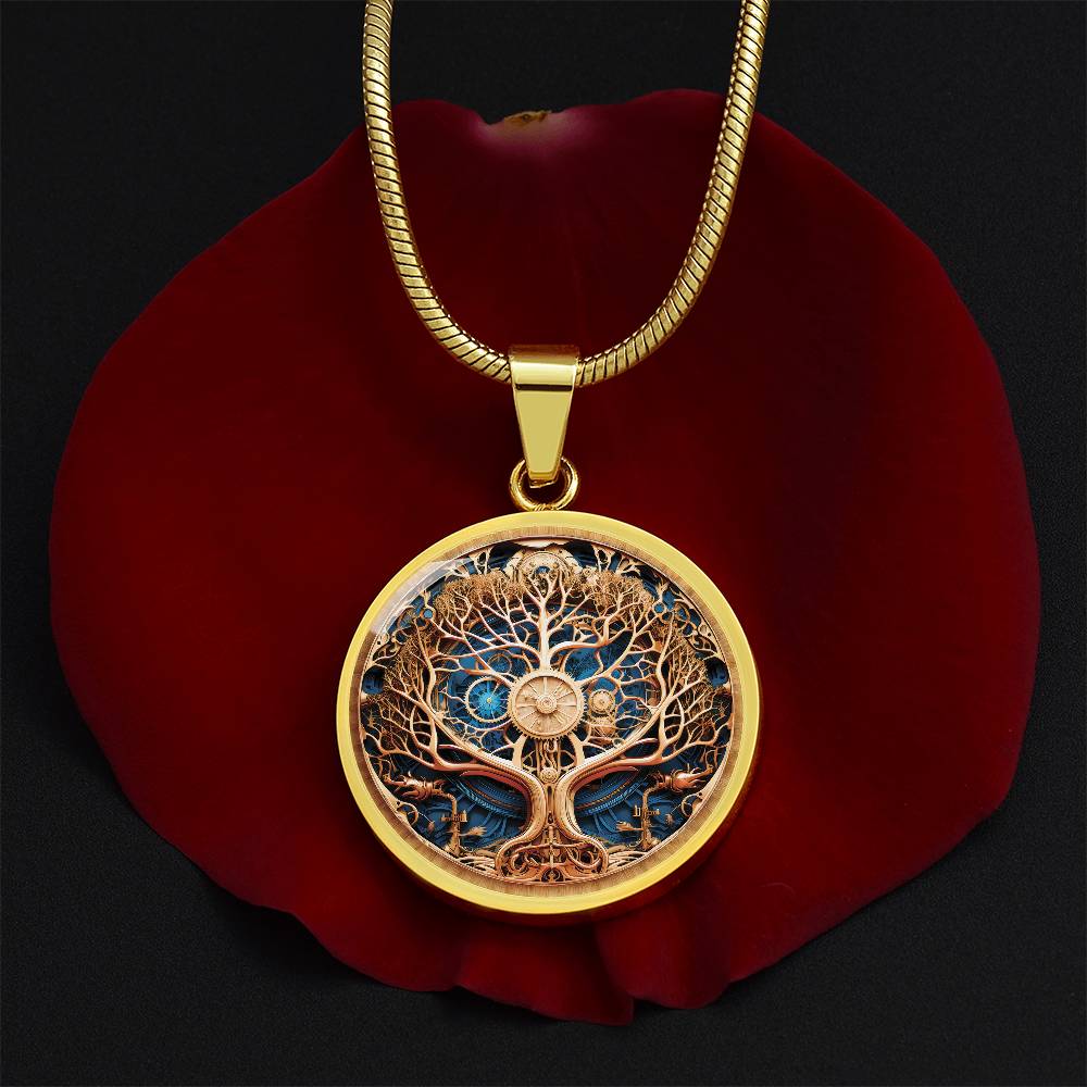 Steampunk Tree of Life Necklace