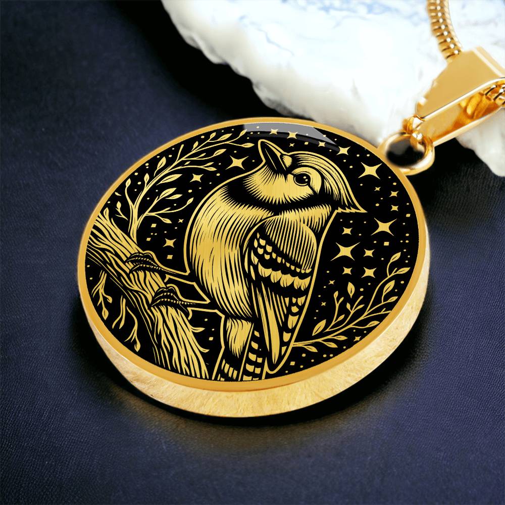 Blue Jay Necklace