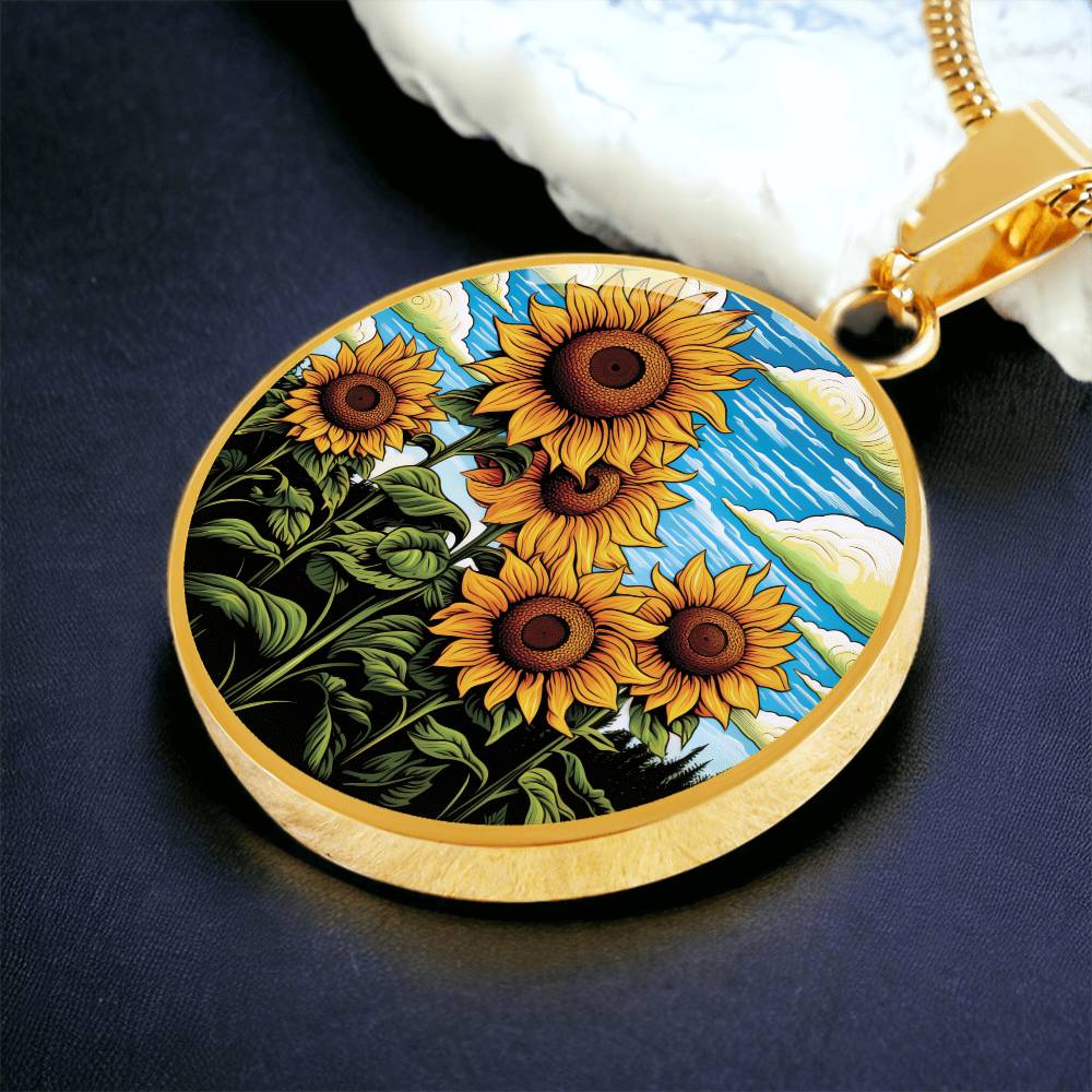 Sunflower Necklace