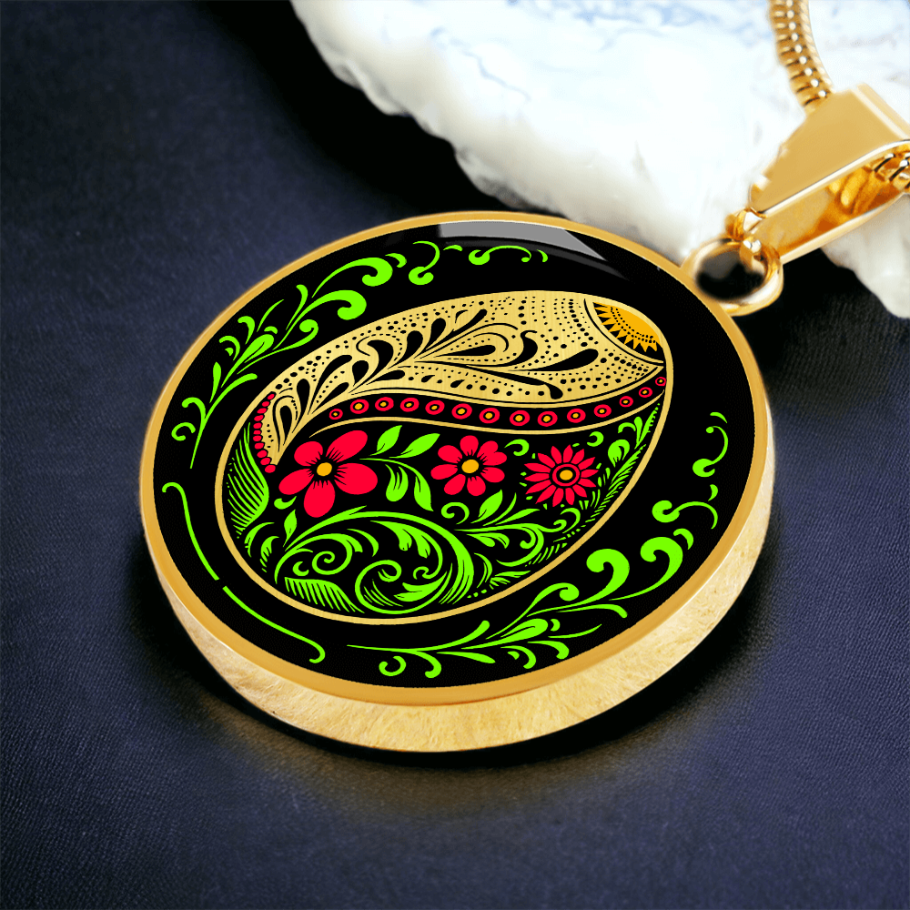 Easter Egg Necklace Red