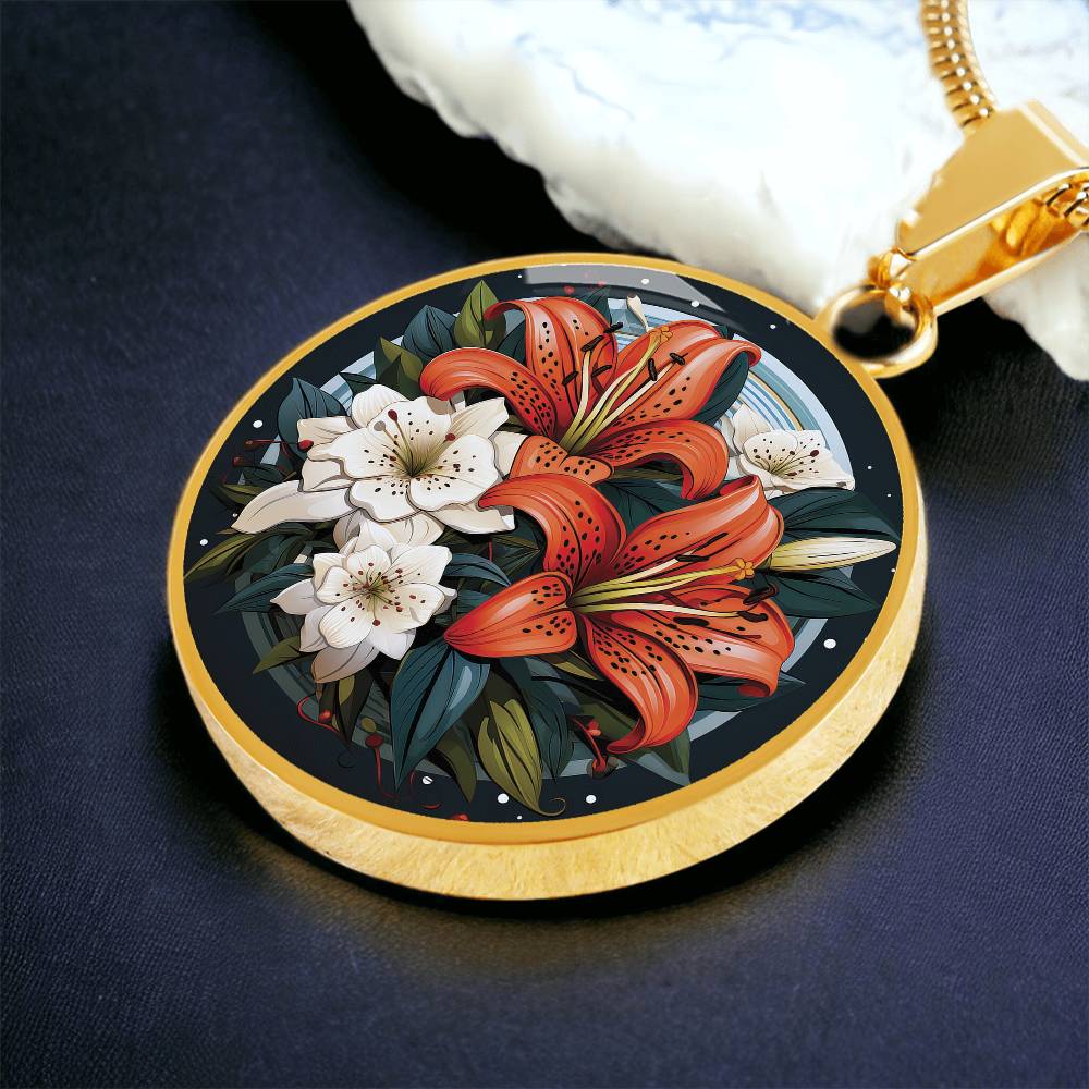 Tiger Lily Necklace
