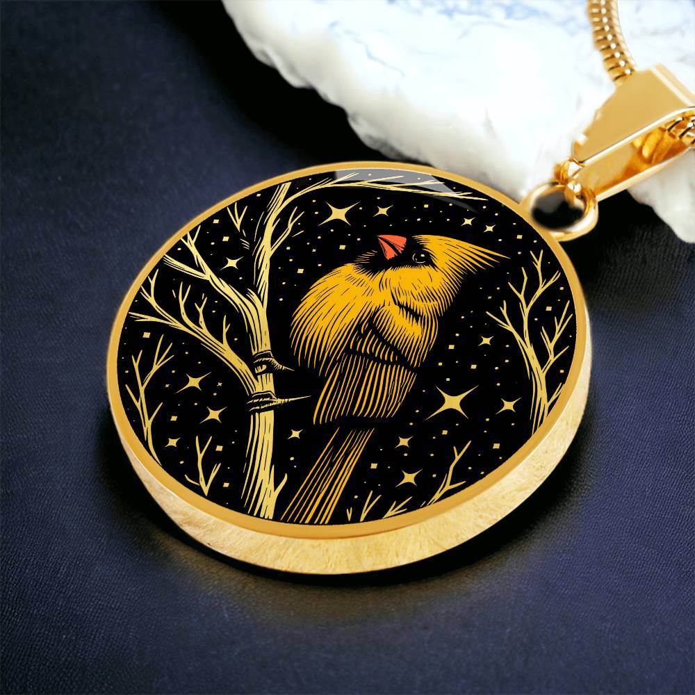 Northern Cardinal Necklace