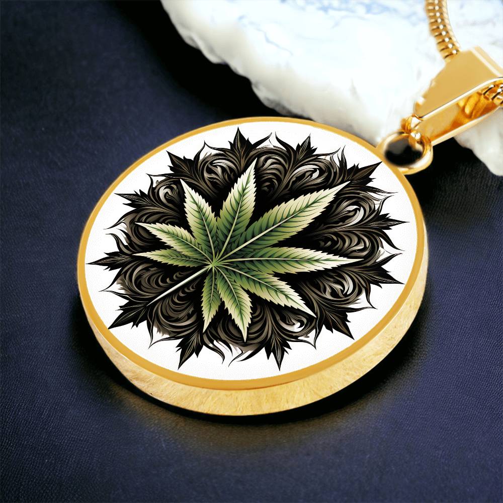 Marijuana Leaf Necklace