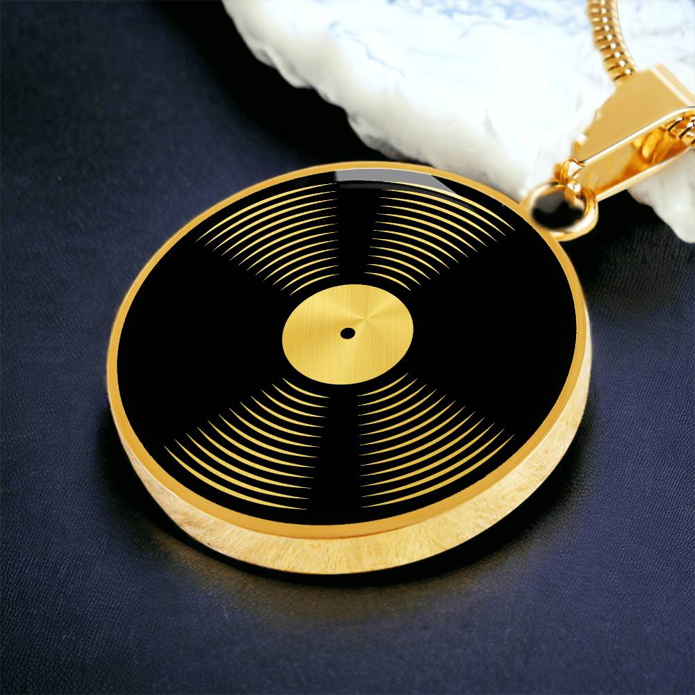 Custom Vinyl Record Necklace