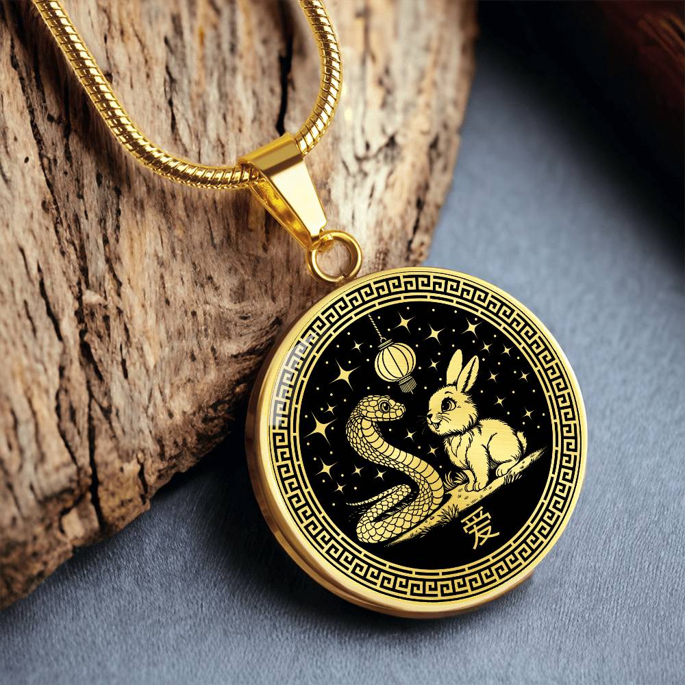 Rabbit and Snake Necklace