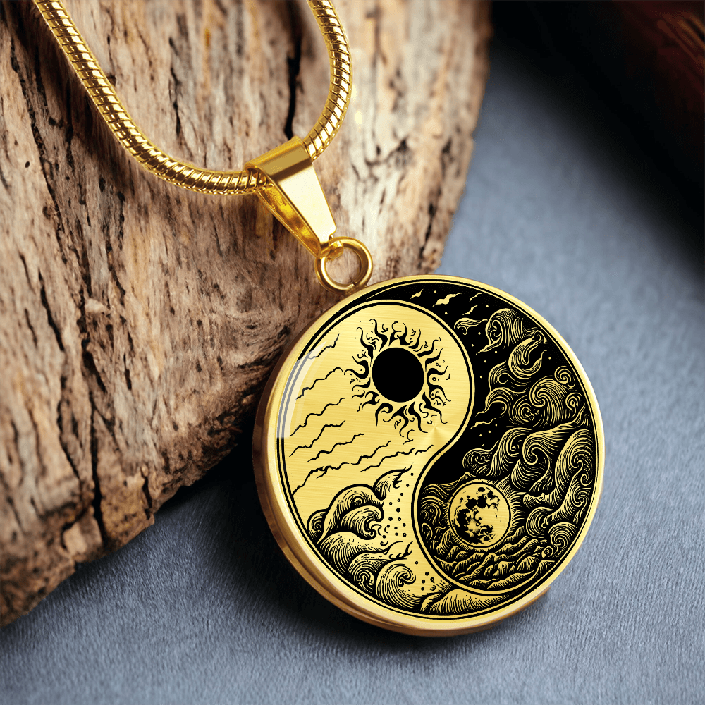 Sun and Moon Necklace