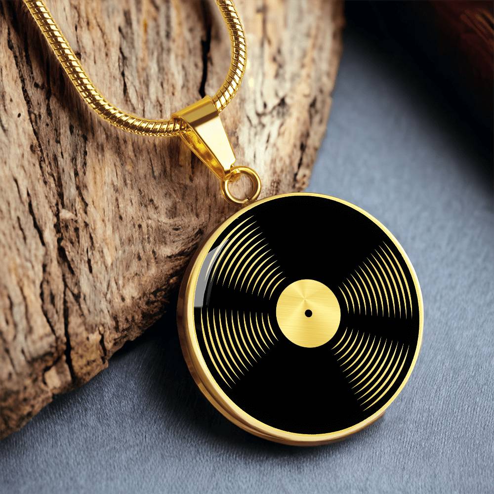 Custom Vinyl Record Necklace