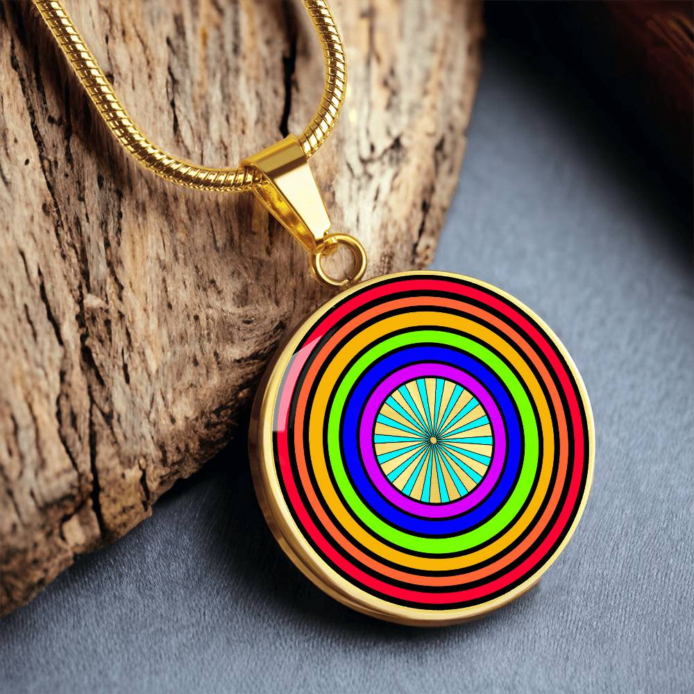 Gold Rainbow Necklace