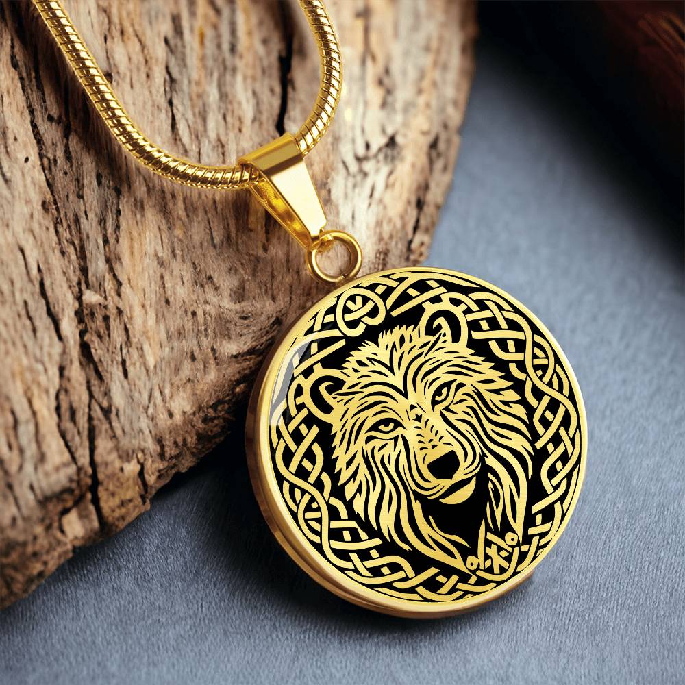Celtic Bear Necklace