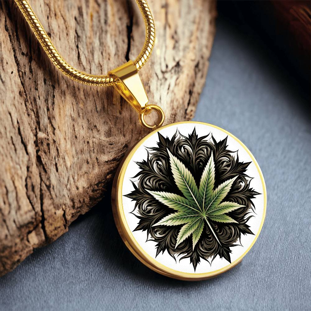 Marijuana Leaf Necklace
