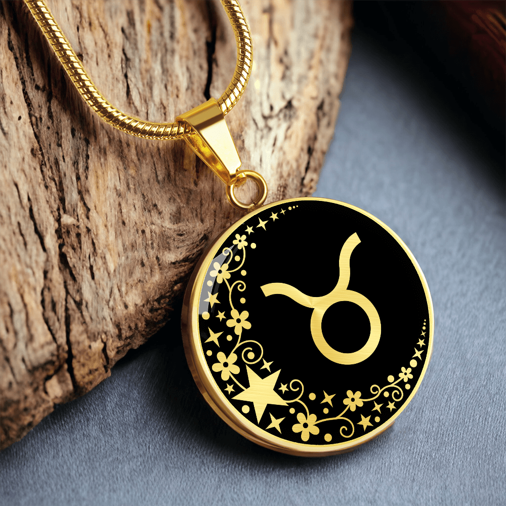 Taurus Zodiac Pendant Necklace