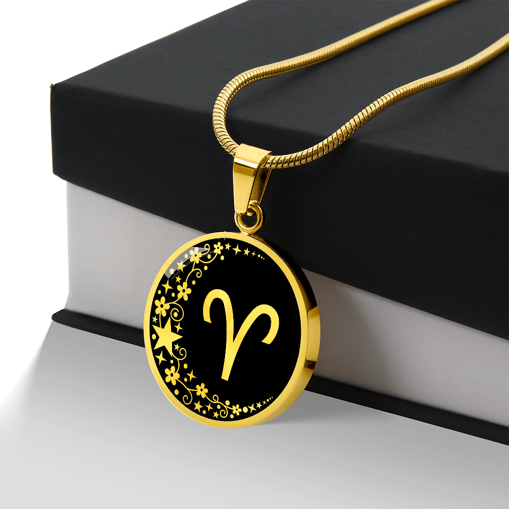 Aries Zodiac Pendant Necklace