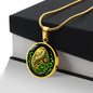 Easter Egg Necklace Yellow