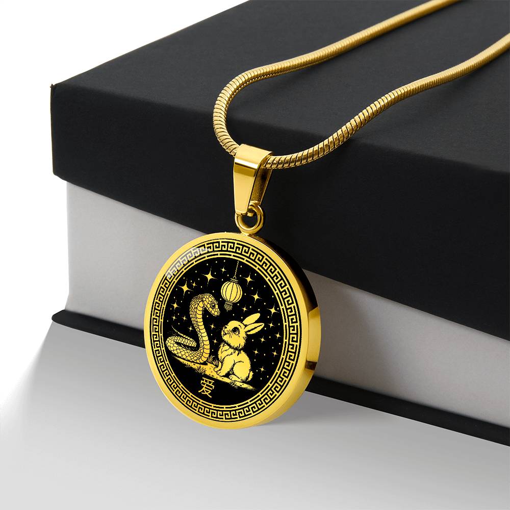Rabbit and Snake Necklace