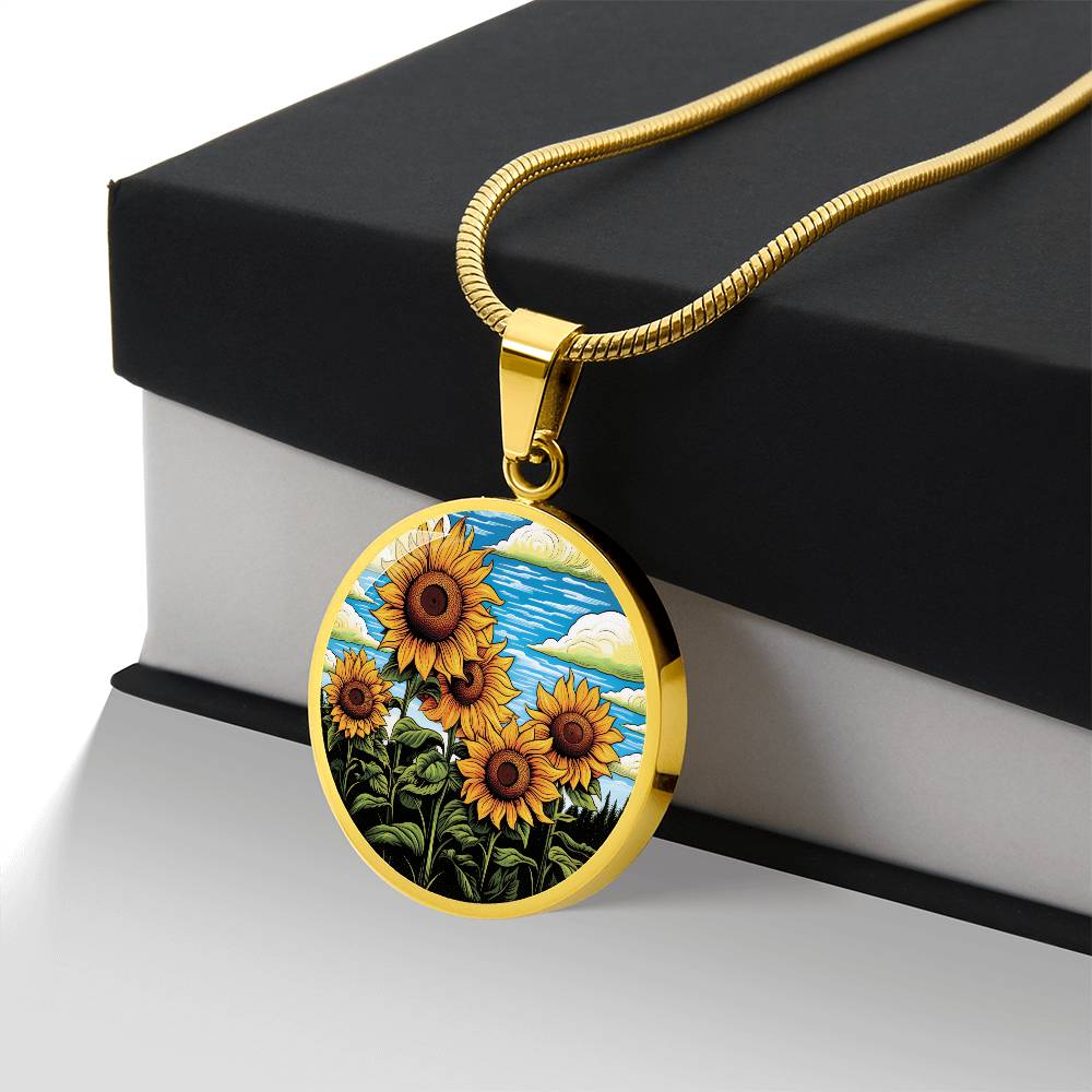 Sunflower Necklace