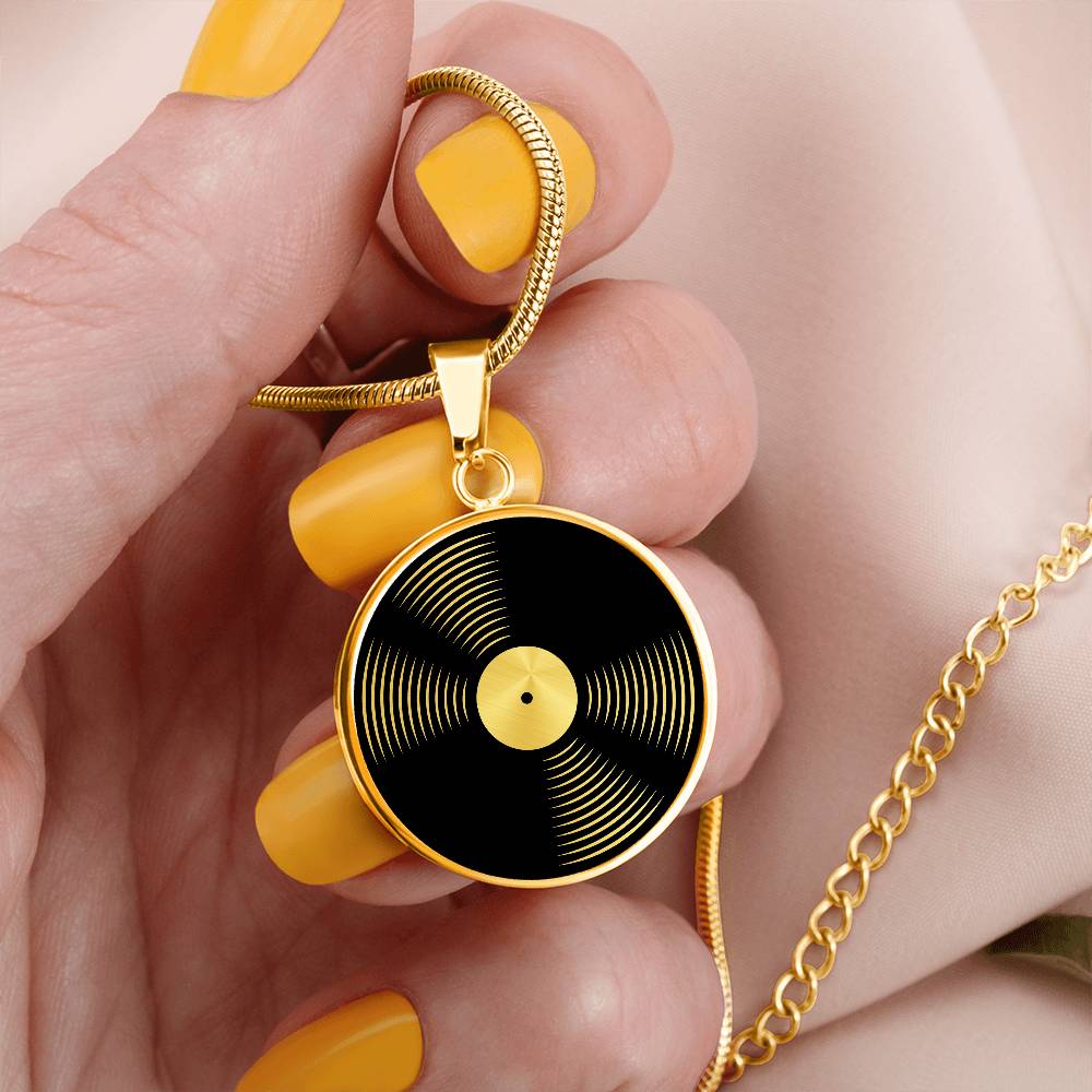 Custom Vinyl Record Necklace