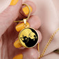 Cat Yin Yang Necklace - Silver Yin Yang Pendant Men & Women - Cat Jewelry Gold Charm - Ying Yang Cat Pendant - Cat Gift For Her or Him