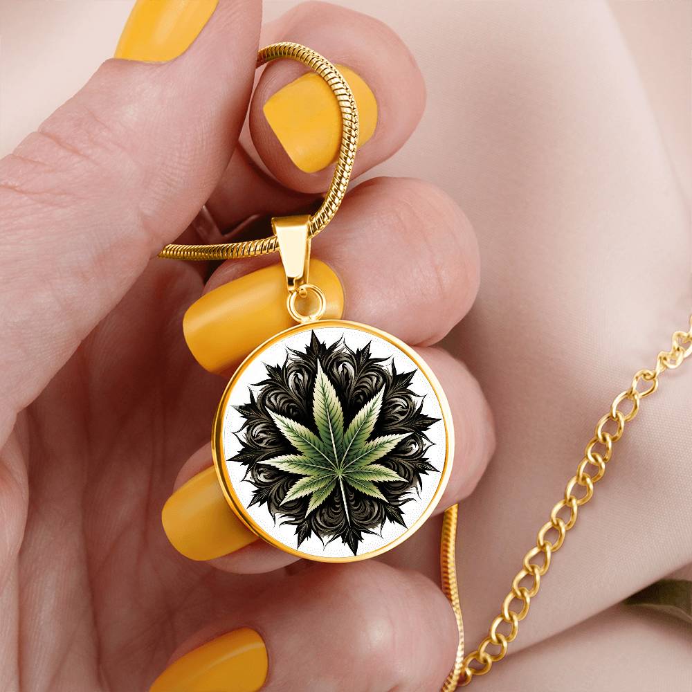 Marijuana Leaf Necklace