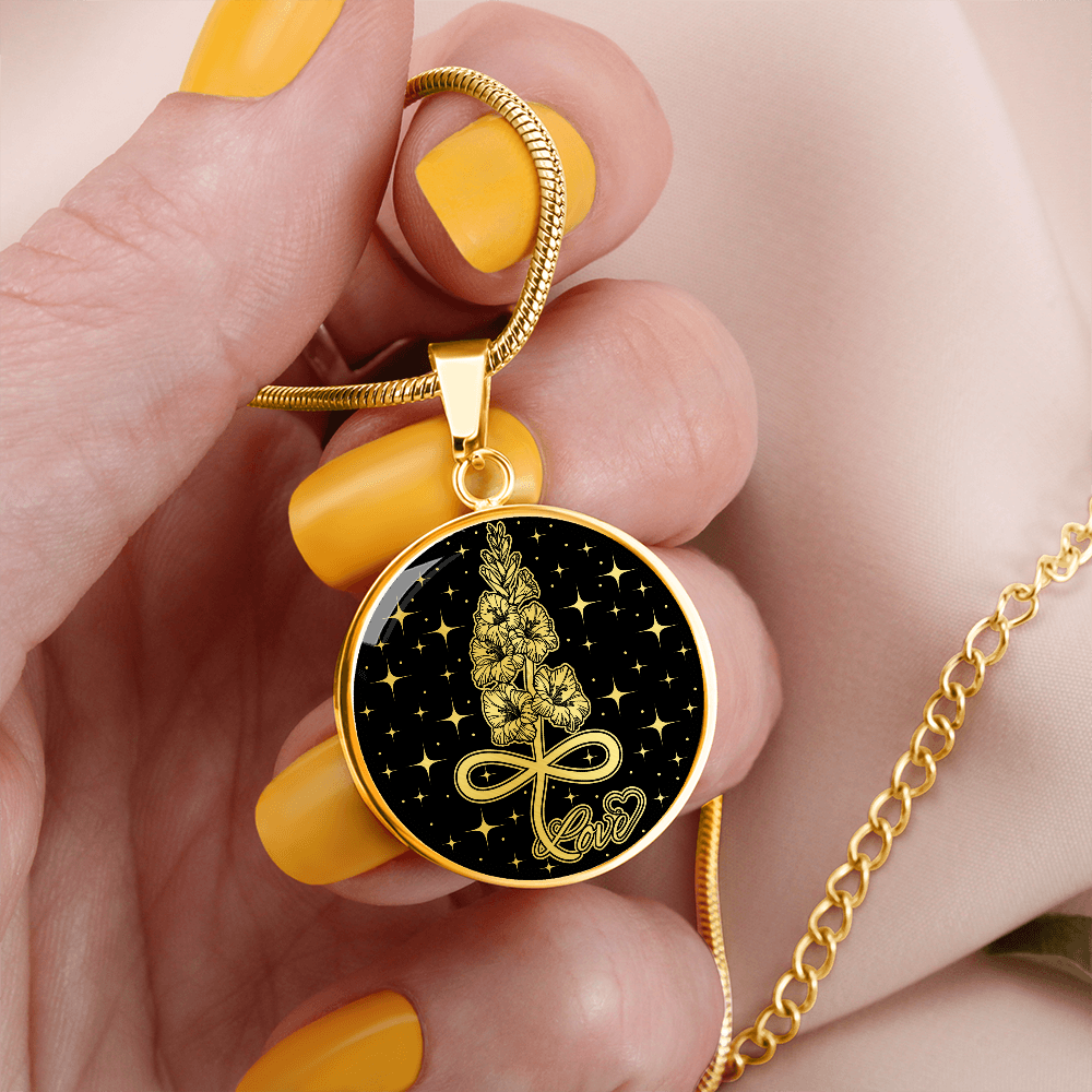 Infinity Gladiolus Necklace