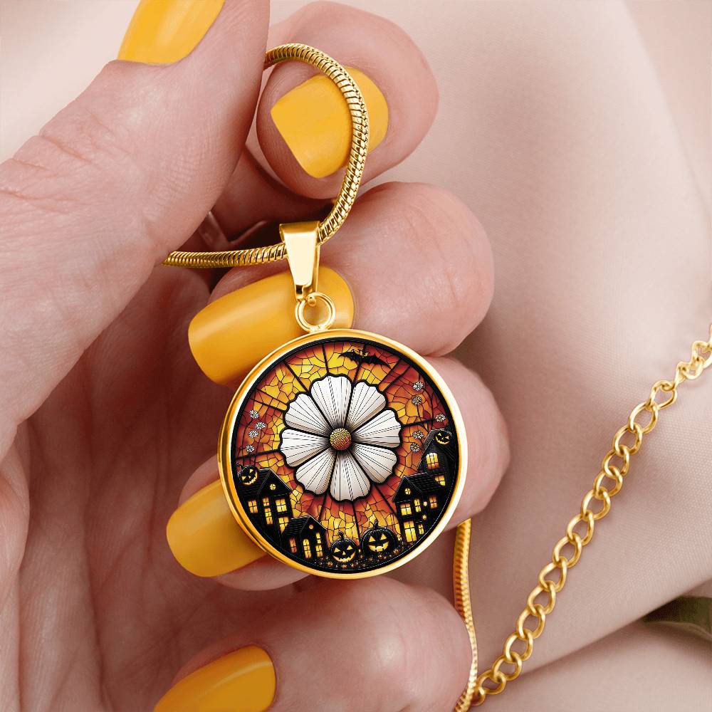 Halloween Marigold Necklace